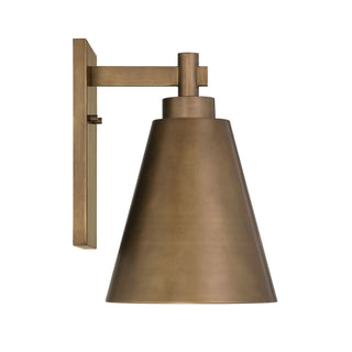Ryder One Light Outdoor Wall Lantern in Atlas Bronze