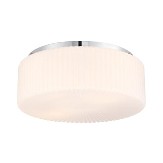 Edgemont Four Light Flush Mount in Chrome