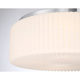 Edgemont Four Light Flush Mount in Chrome