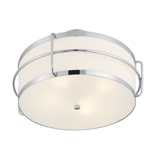 Chauncey Four Light Semi-Flush Mount in Chrome