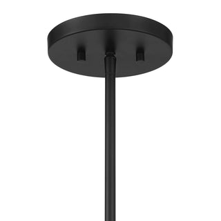 Balfour Five Light Convertible Semi-Flush /Pendant in Matte Black