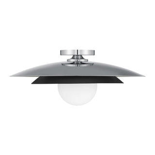Sherrer One Light Semi-Flush Mount in Chrome
