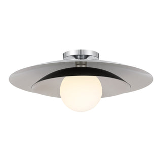 Sherrer One Light Semi-Flush Mount in Chrome