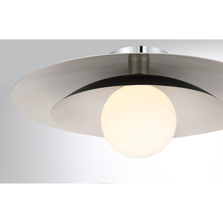 Sherrer One Light Semi-Flush Mount in Chrome