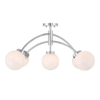 Redfield LED Semi-Flush Mount in Chrome