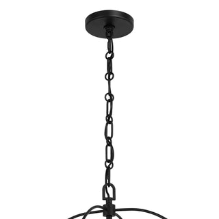 Ashlay Four Light Pendant in Matte Black