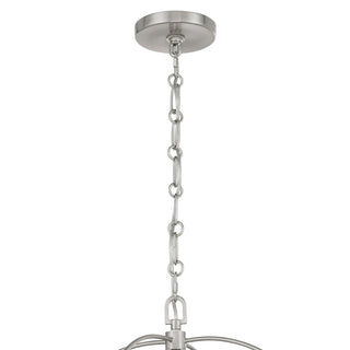 Ashlay Four Light Pendant in Satin Nickel