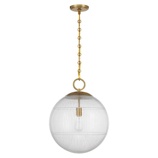 Cabot One Light Pendant in Warm Brass