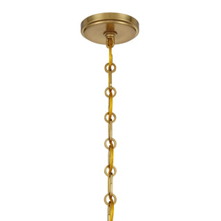 Cabot One Light Pendant in Warm Brass