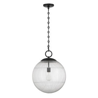 Cabot One Light Pendant in Matte Black