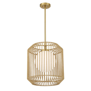Pastis One Light Pendant in Warm Brass