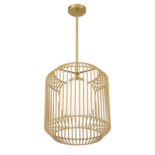 Pastis One Light Pendant in Warm Brass