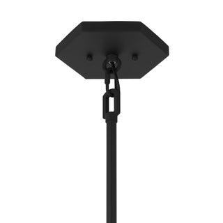 Orleans Six Light Pendant in Black Cashmere