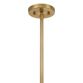 Antolini Five Light Pendant in Warm Brass
