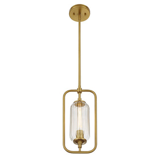 Holton One Light Mini-Pendant in Warm Brass