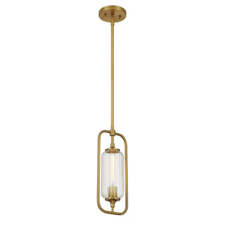 Holton One Light Mini-Pendant in Warm Brass