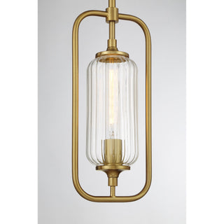 Holton One Light Mini-Pendant in Warm Brass