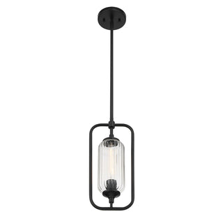 Holton One Light Mini-Pendant in Matte Black