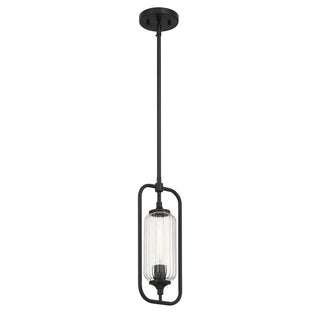 Holton One Light Mini-Pendant in Matte Black