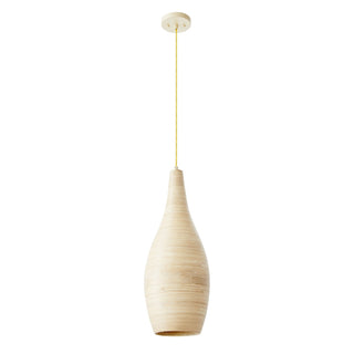 Jean One Light Pendant in Natural Bamboo