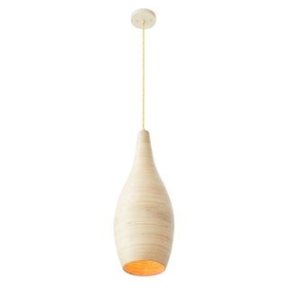 Jean One Light Pendant in Natural Bamboo