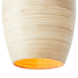 Jean One Light Pendant in Natural Bamboo