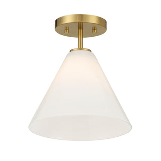 Blair One Light Mini-Pendant in Warm Brass