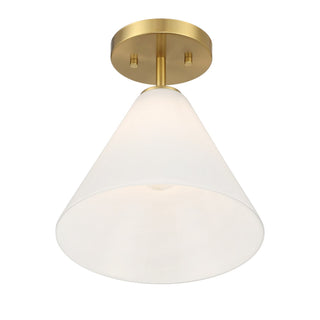 Blair One Light Mini-Pendant in Warm Brass