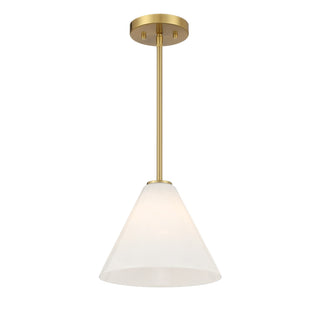 Blair One Light Mini-Pendant in Warm Brass
