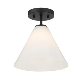 Blair One Light Mini-Pendant in Matte Black