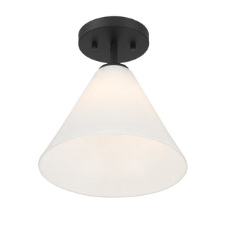 Blair One Light Mini-Pendant in Matte Black