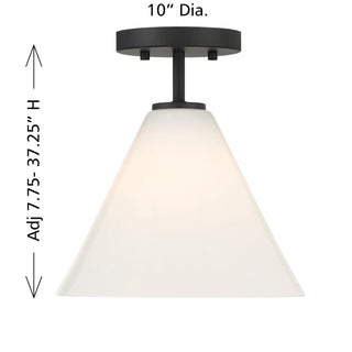 Blair One Light Mini-Pendant in Matte Black