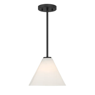 Blair One Light Mini-Pendant in Matte Black