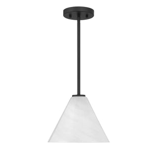 Blair One Light Mini-Pendant in Matte Black