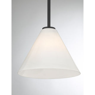Blair One Light Mini-Pendant in Matte Black