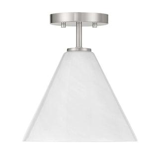Blair One Light Mini-Pendant in Satin Nickel