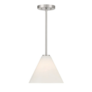 Blair One Light Mini-Pendant in Satin Nickel