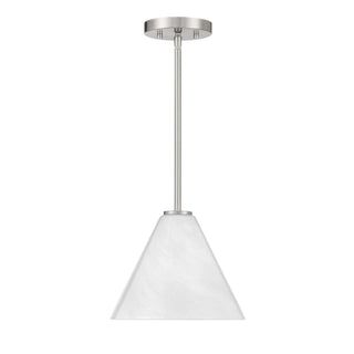 Blair One Light Mini-Pendant in Satin Nickel