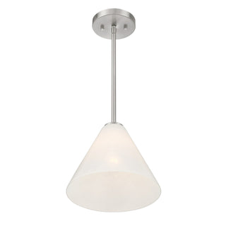 Blair One Light Mini-Pendant in Satin Nickel