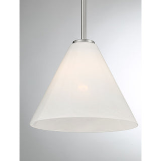 Blair One Light Mini-Pendant in Satin Nickel