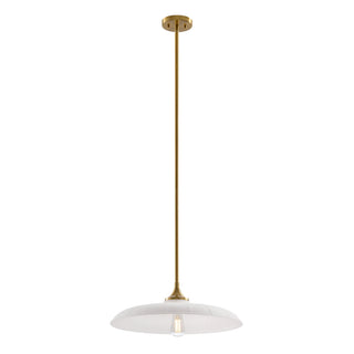 Hadley One Light Pendant in Warm Brass
