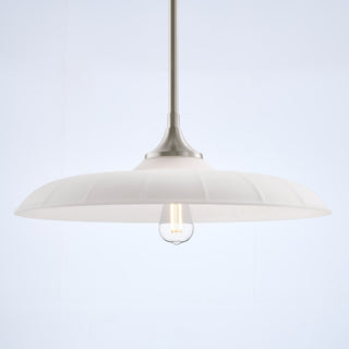 Hadley One Light Pendant in Satin Nickel
