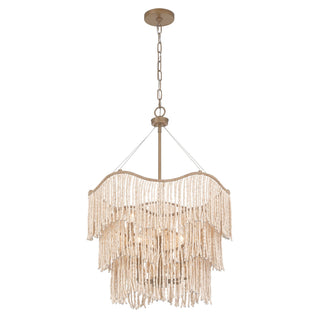 Melia Six Light Pendant in Cypress