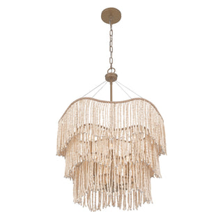 Melia Six Light Pendant in Cypress