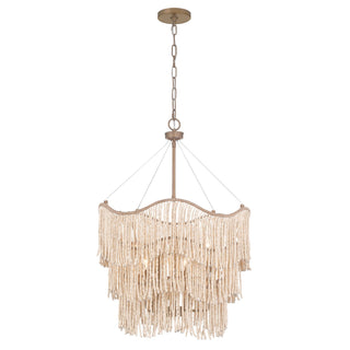 Melia Six Light Pendant in Cypress