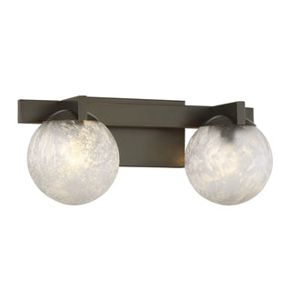 Darien Two Light Bathroom Vanity in Mediterranean Bronze