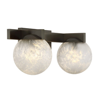 Darien Two Light Bathroom Vanity in Mediterranean Bronze