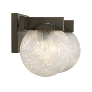 Darien Two Light Bathroom Vanity in Mediterranean Bronze