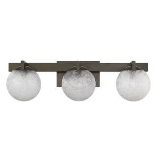 Darien Three Light Bathroom Vanity in Mediterranean Bronze