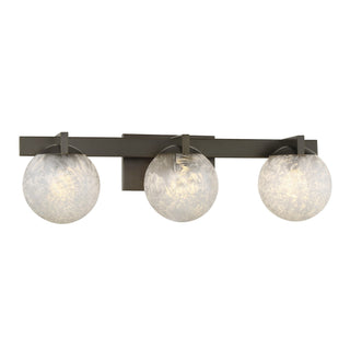 Darien Three Light Bathroom Vanity in Mediterranean Bronze